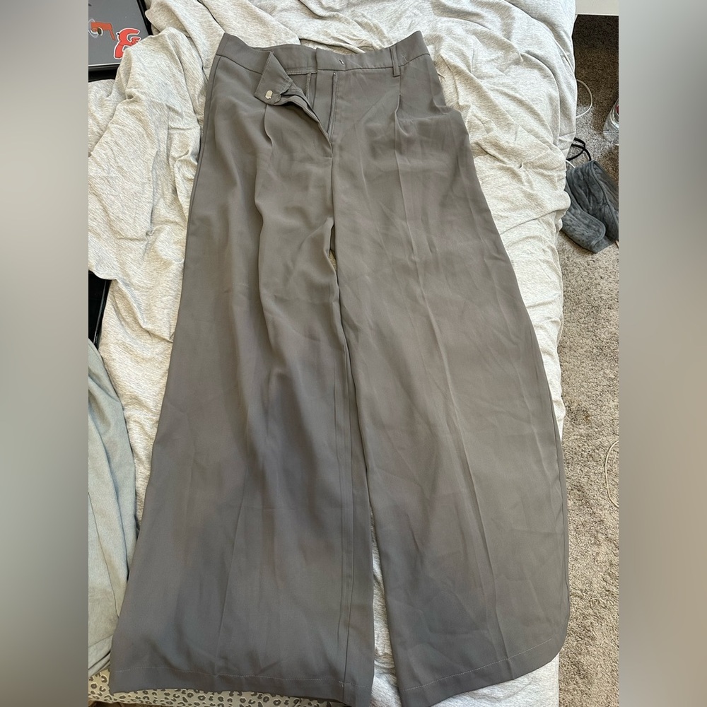 SHEIN Men's Gray Dress Pants